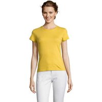 Sols  T-Shirt Miss camiseta manga corta mujer-100% algodón semi-peinado Sols  T-Shirt Miss camiseta manga corta mujer-100% algodón semi-peinado