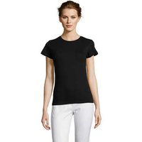 Sols  T-Shirt Miss camiseta manga corta mujer-100% algodón semi-peinado Sols  T-Shirt Miss camiseta manga corta mujer-100% algodón semi-peinado