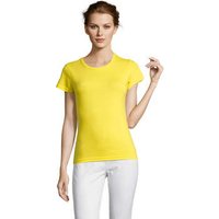 Sols  T-Shirt Miss camiseta manga corta mujer-100% algodón semi-peinado Sols  T-Shirt Miss camiseta manga corta mujer-100% algodón semi-peinado