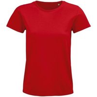 Sols  T-Shirts & Poloshirts PIONNER WOMENN camiseta mujer 100% algodón biológico rojo Sols  T-Shirts & Poloshirts PIONNER WOMENN camiseta mujer 100% algodón biológico rojo