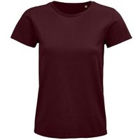 Sols  T-Shirts & Poloshirts PIONNER WOMENN camiseta mujer 100% algodón biológico burdeos Sols  T-Shirts & Poloshirts PIONNER WOMENN camiseta mujer 100% algodón biológico burdeos