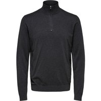 Selected  Sweatshirt Berg Half Zip Cardigan Antraciet Selected  Sweatshirt Berg Half Zip Cardigan Antraciet