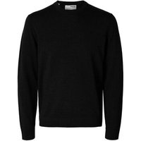 Selected  Pullover 16094647 MERINO CREW-BLACK Selected  Pullover 16094647 MERINO CREW-BLACK