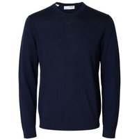 Selected  Pullover 16094647 MERINO CREW-NAVY BLAZER Selected  Pullover 16094647 MERINO CREW-NAVY BLAZER
