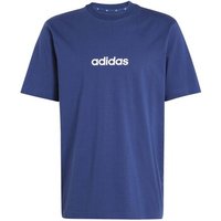 adidas  T-Shirts & Poloshirts M Lin Sj T Dkblue/White adidas  T-Shirts & Poloshirts M Lin Sj T Dkblue/White