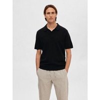 Selected  Pullover 16090124 LAKE LINEN POLO-BLACK Selected  Pullover 16090124 LAKE LINEN POLO-BLACK