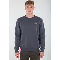 Alpha Industries  Sweatshirt Basic Sweatshirt SL - greyblack Alpha Industries  Sweatshirt Basic Sweatshirt SL - greyblack