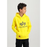 Alpha Industries  Kinder-Sweatshirt Basic Hoodie BL K - empire yellow Alpha Industries  Kinder-Sweatshirt Basic Hoodie BL K - empire yellow