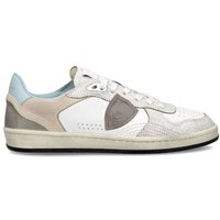 Philippe Model  Sneaker PGLD VC02 - PGAL-VEAU CLARKLE BLANC CIEL Philippe Model  Sneaker PGLD VC02 - PGAL-VEAU CLARKLE BLANC CIEL