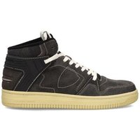 Philippe Model  Turnschuhe LGMU CR02 - LA GRANDE MID-CRACKLE NOIR Philippe Model  Turnschuhe LGMU CR02 - LA GRANDE MID-CRACKLE NOIR