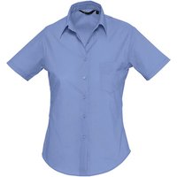 Sols  Blusen ESCAPE WOMENN-CAMISA POPELÍN MUJER MANGA CORTA-Corte ceñido Sols  Blusen ESCAPE WOMENN-CAMISA POPELÍN MUJER MANGA CORTA-Corte ceñido