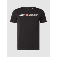 T-Shirt mit Label-Print Modell ‘CORP‘ T-Shirt mit Label-Print Modell ‘CORP‘