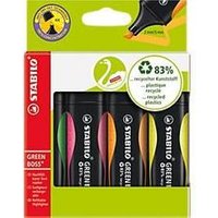 STABILO® GREEN BOSS, 4 Stück, farbsortiert STABILO® GREEN BOSS, 4 Stück, farbsortiert