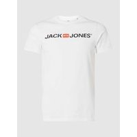 T-Shirt mit Label-Print Modell ‘CORP‘ T-Shirt mit Label-Print Modell ‘CORP‘