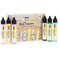 Kreul "Bee Happy" Candle Pens, 6x 29 ml Kreul "Bee Happy" Candle Pens, 6x 29 ml
