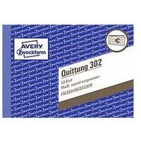 Avery Zweckform Quittung, MwSt. Nr. 302 Avery Zweckform Quittung, MwSt. Nr. 302