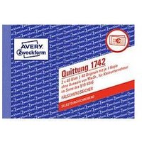 AVERY® Zweckform Quittung Kleinunternehmer, ohne MWSt. Nr. 1742 AVERY® Zweckform Quittung Kleinunternehmer, ohne MWSt. Nr. 1742
