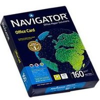 Navigator Office Card, DIN A4, 160 g/m², hochweiß, 1 Paket = 250 Blatt Navigator Office Card, DIN A4, 160 g/m², hochweiß, 1 Paket = 250 Blatt