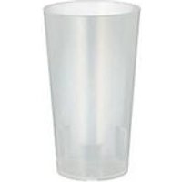 Trinkbecher Papstar, Mehrweg, 0,2 l, Ø 65 mm, mit Füllstrich & Stapelkante, unzerbrechlich, spülmaschinengeeignet, r, PP, transluzent, 10 Stück Trinkbecher Papstar, Mehrweg, 0,2 l, Ø 65 mm, mit Füllstrich & Stapelkante, unzerbrechlich, spülmaschinengeeignet, r, PP, transluzent, 10 Stück