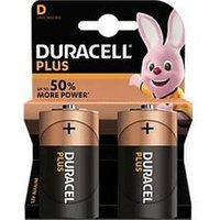 DURACELL® Batterie Plus, Mono D, 1,5 V, 2 Stück DURACELL® Batterie Plus, Mono D, 1,5 V, 2 Stück