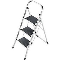 Klapptritt Hailo K70 StandardLine, 3 Stufen, Arbeitshöhe 2,70 m, Sicherheitsbügel & Klappsicherung, bis 150 kg, Aluminium, silber Klapptritt Hailo K70 StandardLine, 3 Stufen, Arbeitshöhe 2,70 m, Sicherheitsbügel & Klappsicherung, bis 150 kg, Aluminium, silber
