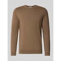 Regular Fit Strickpullover aus reiner Baumwolle Modell ‘BERG‘ Regular Fit Strickpullover aus reiner Baumwolle Modell ‘BERG‘