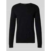 Regular Fit Strickpullover aus reiner Baumwolle Modell ‘BERG‘ Regular Fit Strickpullover aus reiner Baumwolle Modell ‘BERG‘