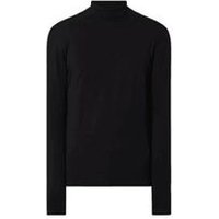 Rollkragenpullover mit gerippten Abschlüssen Rollkragenpullover mit gerippten Abschlüssen