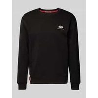Sweatshirt mit Label-Print Sweatshirt mit Label-Print