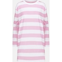 Nachthemd langarm Serie Streaked Lines Soft Pink