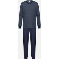 Langer Schlafanzug Serie Bennison Yacht Blue