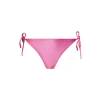 Calvin Klein Rosa Bikini-Slip mit Druckmuster und Anpassbare, Größe M