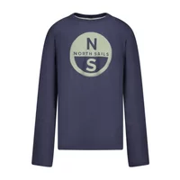 NORTH SAILS KINDER LANGARM-T-SHIRT, BLAU, Größe 12A