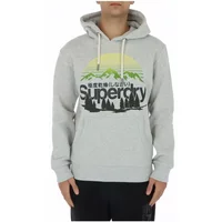 Superdry Herren Fleece Grau 468042, Größe M