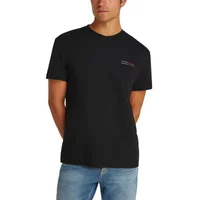 Tommy Hilfiger Jeans Herren T-Shirt Schwarz 486016, Größe XL