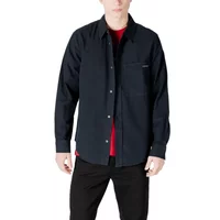 Calvin Klein Jeans Herren Hemd Schwarz 485335, Größe S