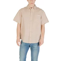 Calvin Klein Jeans Herren Hemd Beige 486223, Größe L