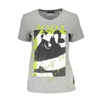 GUESS JEANS Damen Kurzarm-T-Shirt Grau W1RI49I3Z00_GRIGIO_SHGY, Größe XS