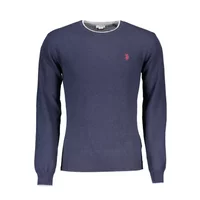 U.S. POLO Herren Slim-Pullover Blau 59252-52626_BLU_179, Größe 2XL