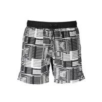 Karl Lagerfeld Beachwear Herren Medium Sea Boxer Schwarz KL20MBM11_NERO_BLACK, Größe S