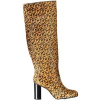 Tommy Hilfiger Damen Stiefel Beige FW0FW05169F_BEIGE_AEZ, Größe 37