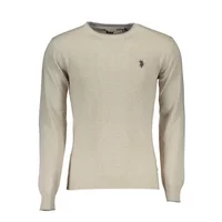 U.S. POLO Herren Slim-Pullover Beige 59252-52626_BEIGE_128, Größe 2XL
