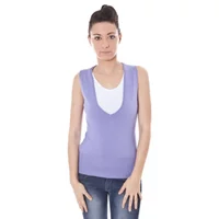 DATCH Damen WESTE Violett A9T7389_VIOLA_6B1, Größe XL