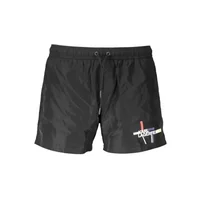 Karl Lagerfeld Beachwear Herren Tasche Schwarz KL20MBS01_NERO_BLACK, Größe S