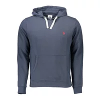 U.S. POLO Herren Langarm-Sweatshirt Blau 60698-53223_BLU_179, Größe 2XL