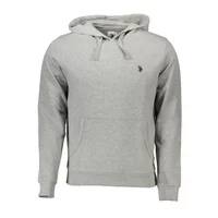 U.S. POLO Herren Langarm-Sweatshirt Grau 60698-53223_GRIGIO_188, Größe XL