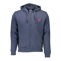 U.S. POLO Herren Langarm-Sweatshirt Blau 60702-52910_BLU_179, Größe 2XL