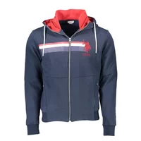 U.S. POLO Herren Langarm-Sweatshirt Blau 60703-52910_BLU_179, Größe XL