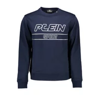 Plein Sport Herren Langarm-Sweatshirt Blau FIPS210_BLU_85-NAVY, Größe S
