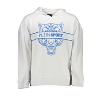 Plein Sport Herren Langarm-Sweatshirt Weiß FIPS218_BIANCO_01-WHITE, Größe S